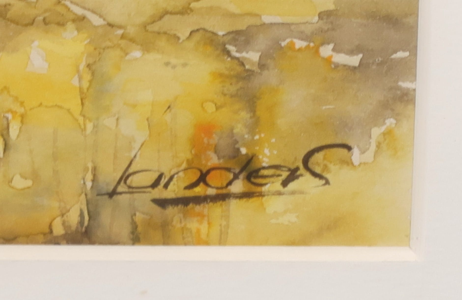 Koos Landers - Aquarel, Landschap - Ingelijst kopen? Bied vanaf 1!
