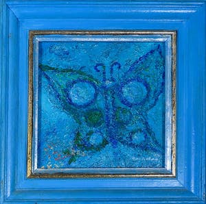 Bitia Rosendor - Lot van vier werken, gemengde techniek- Ingelijst kopen? Bied vanaf 20!