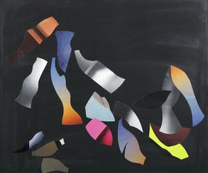 Henri Plaat - Collage, Zonder titel - Ingelijst kopen? Bied vanaf 80!