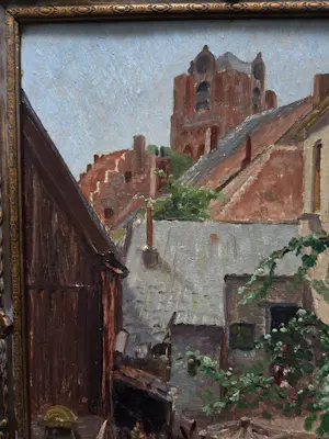 Augustinus van der Linde - Binnenplaats. Wijk bij Duurstede. kopen? Bied vanaf 59!