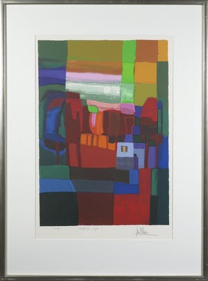 Ton Schulten - Zeefdruk, Herfst II - Ingelijst kopen? Bied vanaf 300!