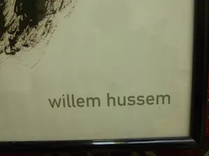 Willem Hussem - poetische tekst met schilder afbeelding kopen? Bied vanaf 25!