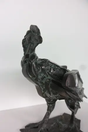 Hetty Heyster - Bronzen sculptuur, Gestileerde roofvogel kopen? Bied vanaf 1300!