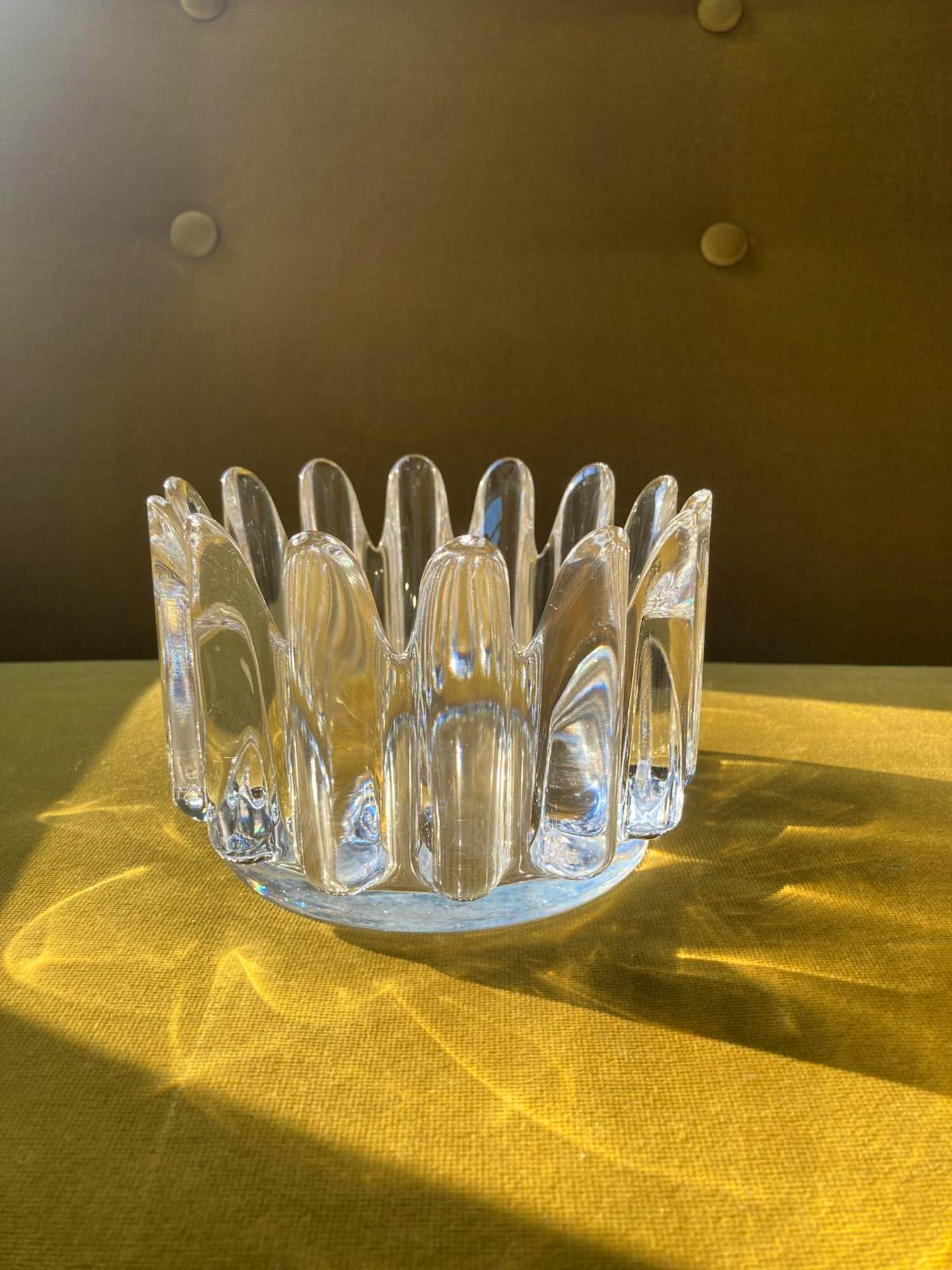 Orrefors - Vintage Orrefors "Princess" kristallen schaal by Sven Palmqvist, 1970 Design kopen? Bied vanaf 55!