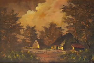 Niet of onleesbaar gesigneerd - Een landschap kopen? Bied vanaf 1!