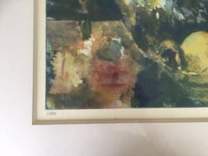 Kees Verwey - Stilleven fruitschaal met bloemen kopen? Bied vanaf 125!