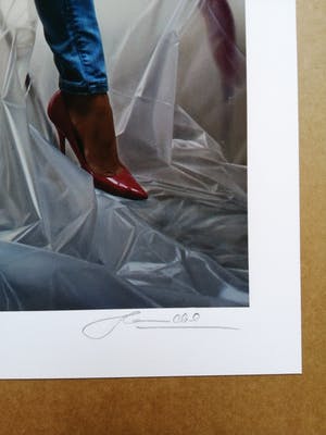 Niet of onleesbaar gesigneerd - Handgesigneerde Giclée - Naakt kopen? Bied vanaf 1!
