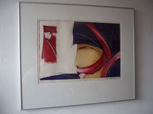 Dana Andreev - Kleurenets, Close Up - Ingelijst kopen? Bied vanaf 60!