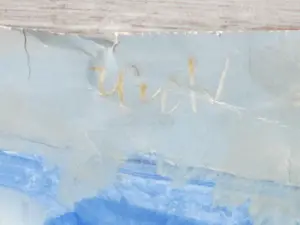 Niet of onleesbaar gesigneerd - Abstracte figuurvorm - Aquarel kopen? Bied vanaf 1!