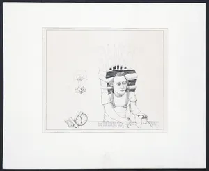 Herman Damen - Pentekening, Het vroege uur kopen? Bied vanaf 1!