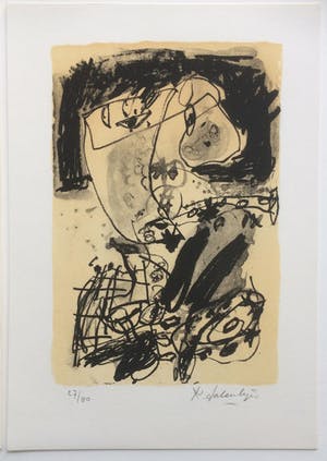 Kees Salentijn - Litho para MARIA MONSERRAT Handgesigneerd. kopen? Bied vanaf 55!