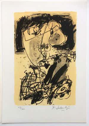 Kees Salentijn - Litho para MARIA MONSERRAT Handgesigneerd. verkocht voor € 55!