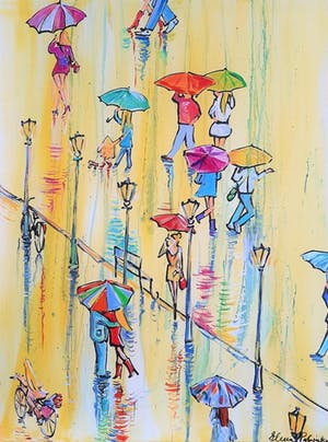 Elena Polyakova - Regendag in kleur kopen? Bied vanaf 125!