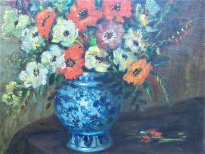 Niet of onleesbaar gesigneerd - Stilleven met zomerbloemen. kopen? Bied vanaf 10!