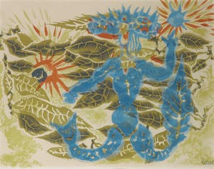 Jean Lurcat - Litho, Zonder titel - Ingelijst kopen? Bied vanaf 50!