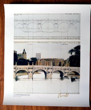 Christo - Pont Neuf offset gedrukt in 300 exemplaren en handgesigneerd kopen? Bied vanaf 120!
