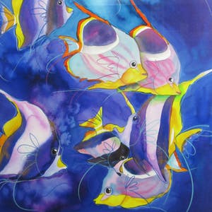 Hettie Saaiman - Tropische Vissen (Blauw) kopen? Bied vanaf 120!