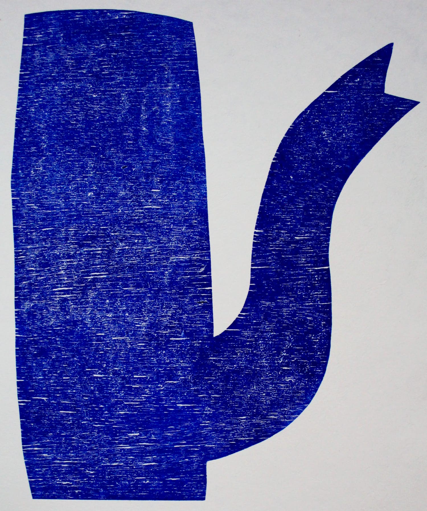 Klaas Gubbels - Houtsnede: Blauwe kan - 2019(Groot werk!) kopen? Bied vanaf 499!