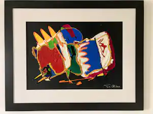 Ton Albers - Kleurrijk fantasiedier verkocht voor € 260!