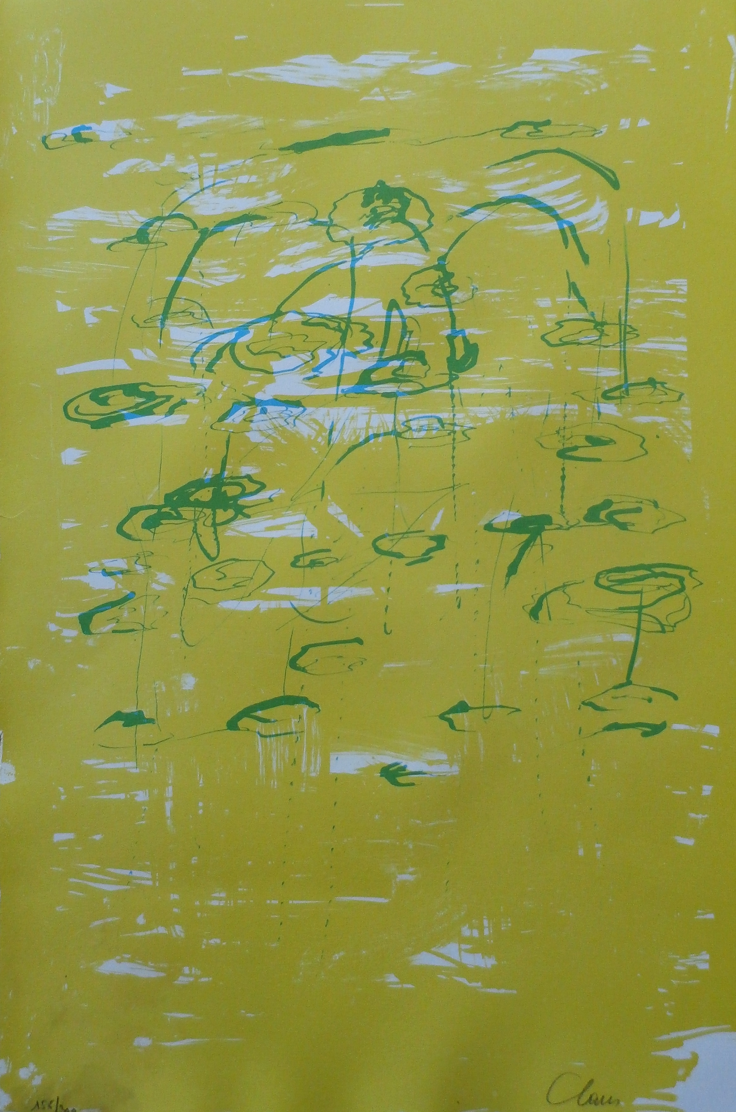 Hugo Claus - litho: Fuga (lente 1) - 1979 verkocht voor € 50!