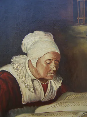Bernhard Medema - Vrouw leest in de Bijbel. kopen? Bied vanaf 50!