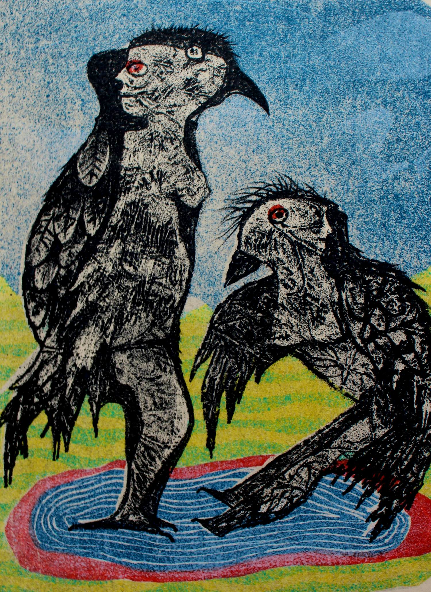 Buy Harry van Kruiningen - Kleuren litho: Metamorphosen - 1952? Bid from 55!