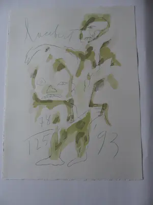 Lucebert - steendruk - 1993 kopen? Bied vanaf 200!