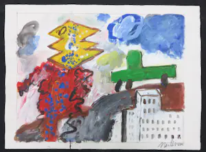 Anton Martineau - Gouache, Zonder titel kopen? Bied vanaf 1!