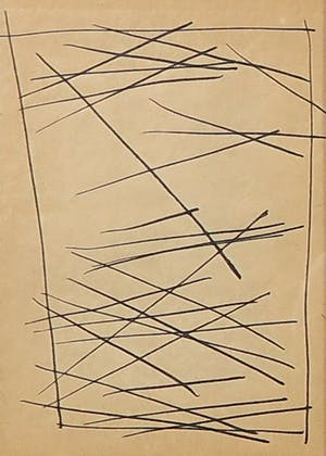 Siep van den Berg - Lot van drie inkttekeningen, Abstracte composities en een non - Ingelijst kopen? Bied vanaf 1!