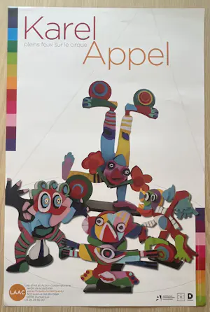 Karel Appel - Circus Poster - LAAC kopen? Bied vanaf 60!