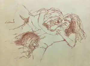 John Lennon - Three is not always a crowd, lithografische prent - Gratis verzending binnen NL! verkauft für € 50!