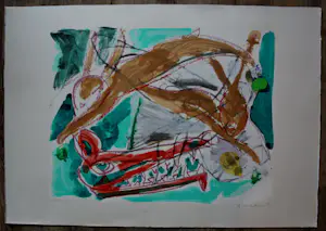 Anton Vrede - Zeefdruk - 1993 kopen? Bied vanaf 45!