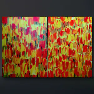 Elva Polyakova - Tulips in colours 2 x st. kopen? Bied vanaf 299!