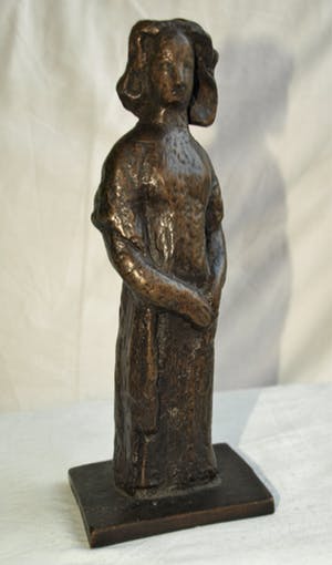 Brons (Onbekend) - Oud bronzen beeld , “Vrouw” – Uit nalatenschap van Herman van den Eerenbeemt kopen? Bied vanaf 1!