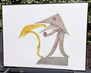 Reinhoud D'Haese - Pique-nique a Dover, metaaldruk (netjes ingelijst, groot) kopen? Bied vanaf 150!