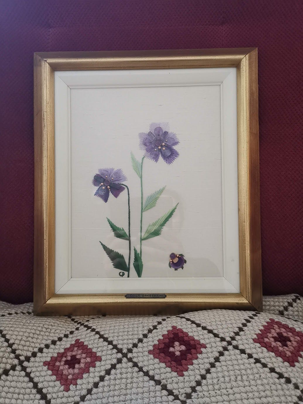 Cecile Dreesmann - "Amethyst Viooltjes" verkocht voor € 50!