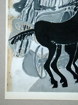 Georges Braque - Char - 1955 - Originele lithografie - Mourlot kopen? Bied vanaf 80!