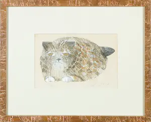 Mohaier Dariush - Twee litho's, Katten kopen? Bied vanaf 1!