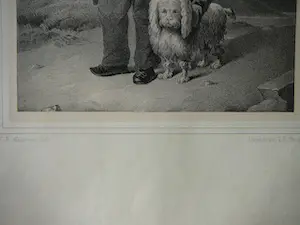 Jan Dam Steuerwald - De Savoijaard met een hond en een aap kopen? Bied vanaf 20!