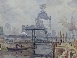 Hendrik Spetter - Het Witte Huis - haven Rotterdam 1947 - uit de boedel van Koningin Juliana kopen? Bied vanaf 100!