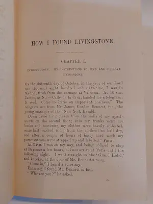 Antiquarisch Boek - How I found Livingstone in Central Africa - Henry M Stanley - 1904 kopen? Bied vanaf 25!