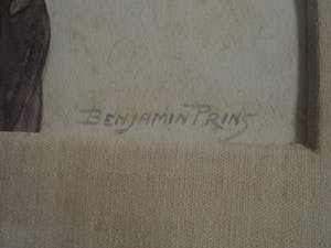 Benjamin Prins - 1925-Bijzondere Aquarel portret van Lod. Coornvelt uit "de Opstandigen" kopen? Bied vanaf 10!