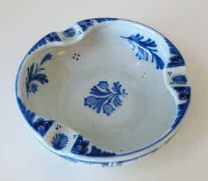 Porceleyne Fles - Delftsblauw rond asbakje verkocht voor € 1!