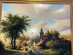 Henry P. Verkoeijen - Nederlands tafereel kopen? Bied vanaf 400!