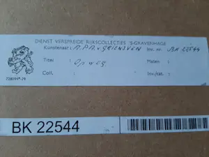 Arnold van Griensven - Ets, Titel, "Op weg ". 1972 kopen? Bied vanaf 40!