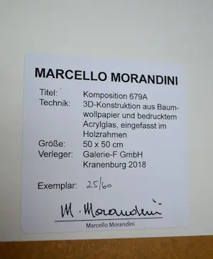 Marcello Morandini - Komposition 679A kopen? Bied vanaf 270!
