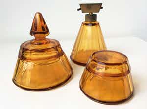 Moser - Josef Hoffmann (attr.) - Art deco toiletset verkocht voor € 25!