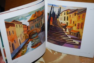 Jeroen Hermkens - litho - Lugano - e.a. - 1999 - plus 2 kunstboeken kopen? Bied vanaf 75!