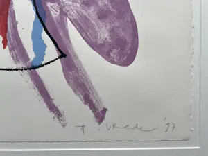 Anton Vrede - handgesigneerde litho | 'Zonder titel' | 1997 kopen? Bied vanaf 1!