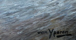 Gerrit van IJperen - olieverf op doek: winters gezicht op de Keizersgracht te Amsterdam kopen? Bied vanaf 850!